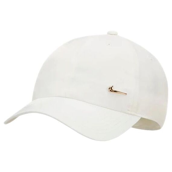 Nike Unisex U Nsw Df H86 Metal Swoosh Cap Hat, SAIL/METALLIC GOLD, Einheitsgröße EU