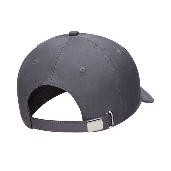 Nike Cap Metal Swoosh H86, Dark Grey/Metallic Silver, One Size, 943092-021