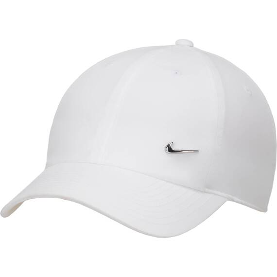 Nike Unisex Df Club Baseballkappe, White/Metallic Silver, L-XL