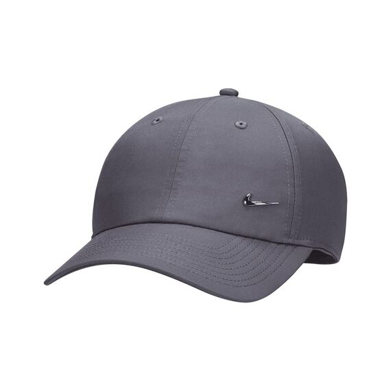 Nike Cap Metal Swoosh H86, Dark Grey/Metallic Silver, One Size, 943092-021