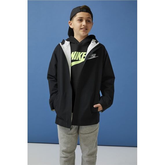 Nike Kinder Unisex Y NK H86 CAP SWOOSH Mütze, Schwarz (black/Metallic silver), One size