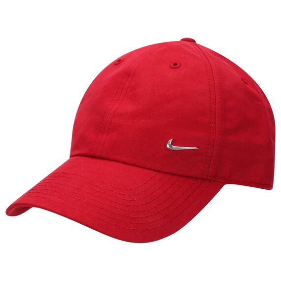 Nike Cap Metal Swoosh H86, University Red/Metallic Silver, One Size, 943092-657