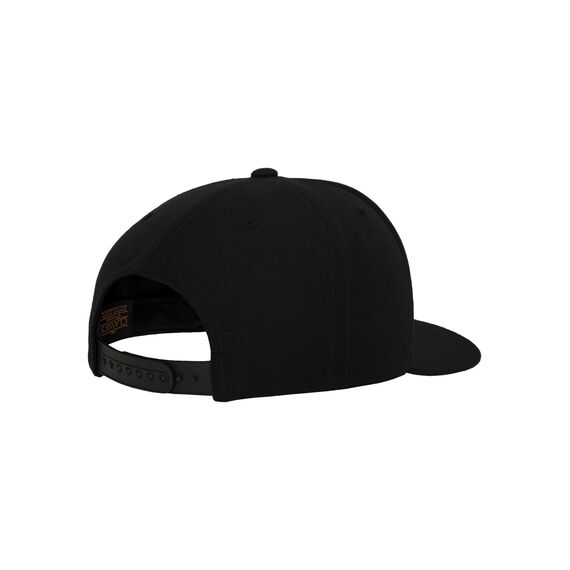 Flexfit Classic Snapback Cap, Mütze Unisex Kappe für Kinder, One Size, Farbe Black