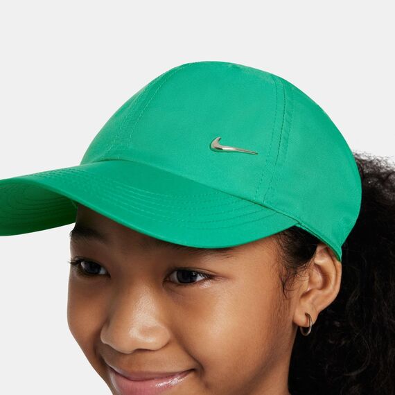 Nike Dri-Fit Club Unstrukturierte Metall-Swoosh-Cap Für Kinder, Stadium Green, FB5064-324, 1SIZE