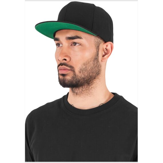 Flexfit Classic Snapback Cap, Mütze Unisex Kappe für Kinder, One Size, Farbe Black