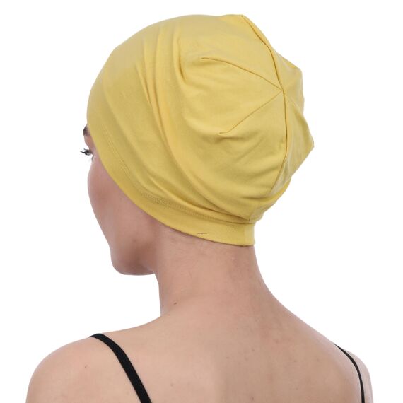 Deresina Bambus Chemo-Kopfbedeckung für Frauen & Männer – Ultra-weiche, atmungsaktive Schlafmütze bei Alopezie & Haarausfall, leichte Beanie für Tag & Nacht (Sunglow2 - Einheitsgröße)
