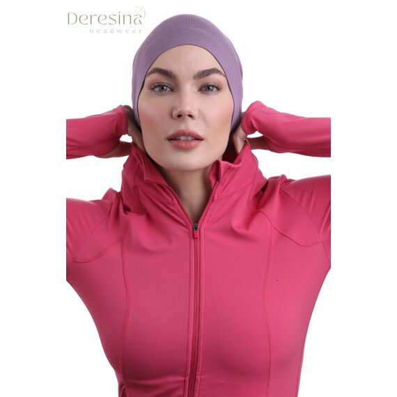 Deresina Bambus Chemo-Kopfbedeckung für Frauen & Männer – Ultra-weiche, atmungsaktive Schlafmütze bei Alopezie & Haarausfall, leichte Beanie für Tag & Nacht (Lavendel - Einheitsgröße)