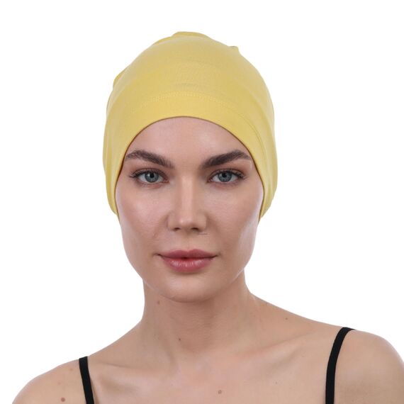 Deresina Bambus Chemo-Kopfbedeckung für Frauen & Männer – Ultra-weiche, atmungsaktive Schlafmütze bei Alopezie & Haarausfall, leichte Beanie für Tag & Nacht (Sunglow2 - Einheitsgröße)