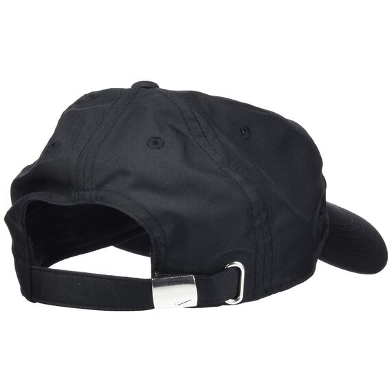 Nike Kinder Unisex Y NK H86 CAP SWOOSH Mütze, Schwarz (black/Metallic silver), One size