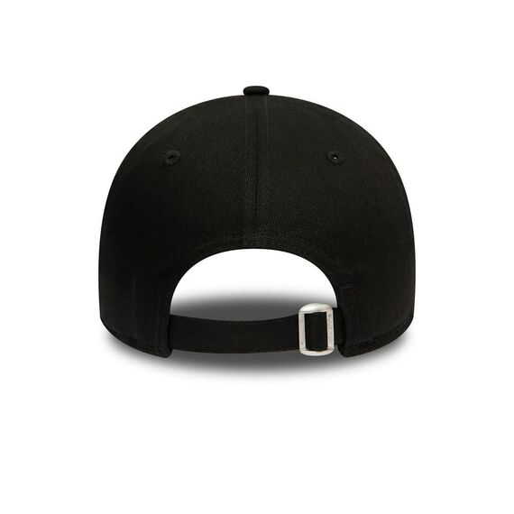 New Era New York Yankees MLB League Essential Tonal Schwarz 9Forty Verstellbare Damen Cap - One-Size