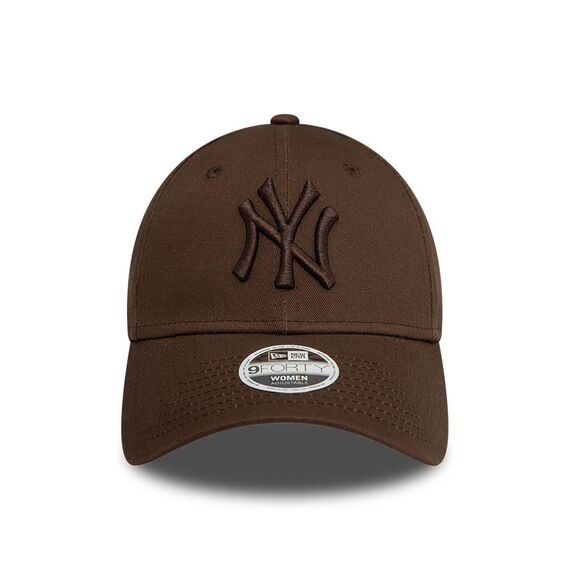 New Era New York Yankees MLB League Essential Tonal Braun 9Forty Verstellbare Damen Cap - One-Size