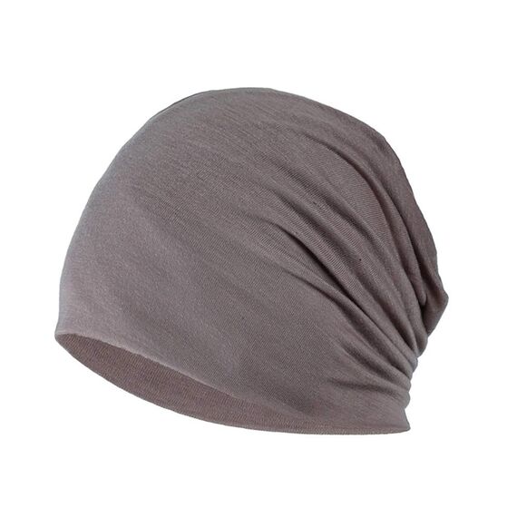 YOFASEN Slouchy Beanie Mütze - Chemo Cancer Kopfbedeckung aus Baumwolle Schlafmütze Turban Kopfbedeckung Strecken Muslimisches Kopftuch für Frauen Männer, Khaki, One size