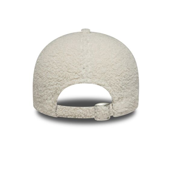 New Era New York Yankees 9Forty Women Borg Teddy Cap Cremeweiß - One-Size