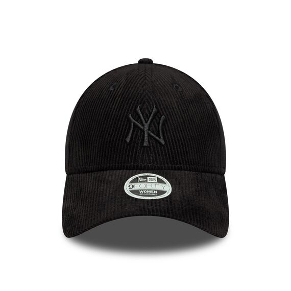 New Era New York Yankees 9Forty Women Cord Cap Schwarz - One-Size