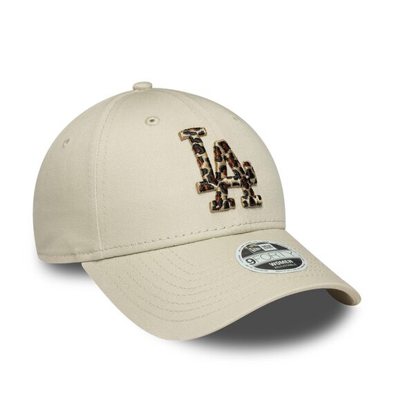 New Era Los Angeles Dodgers 9Forty Leopard Infill Women Cap Beige - One-Size
