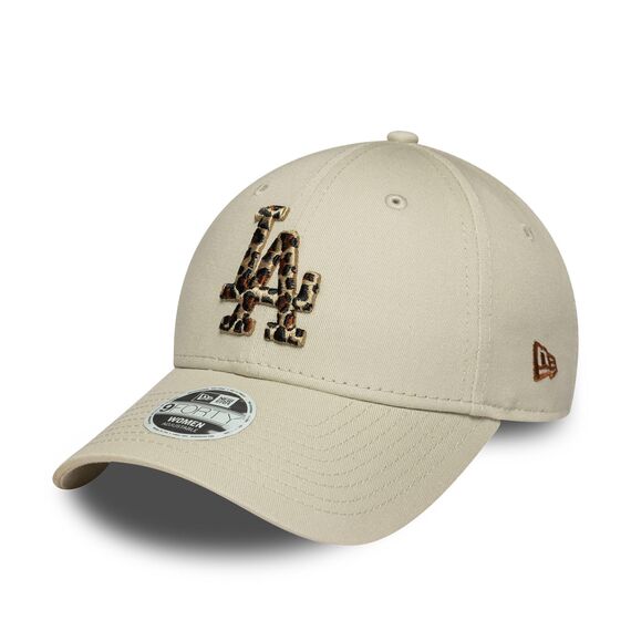 New Era Los Angeles Dodgers 9Forty Leopard Infill Women Cap Beige - One-Size