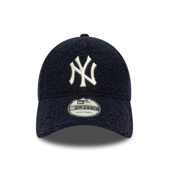 New Era New York Yankees 9Forty Women Borg Teddy Cap Navy - One-Size