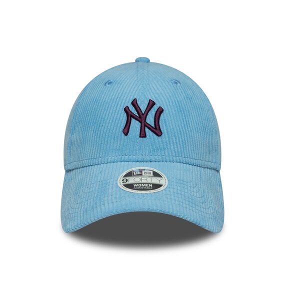 New Era New York Yankees 9Forty Women Cord Cap Blau - One-Size