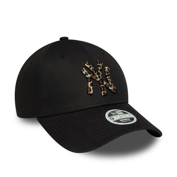 New Era New York Yankees 9Forty Leopard Infill Women Cap Schwarz - One-Size