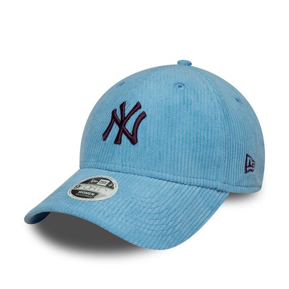 New Era New York Yankees 9Forty Women Cord Cap Blau - One-Size