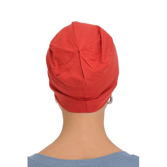 Deresina Bambus Chemo-Kopfbedeckung für Frauen & Männer – Ultra-weiche, atmungsaktive Schlafmütze bei Alopezie & Haarausfall, leichte Beanie für Tag & Nacht (Zimt - Einheitsgröße)