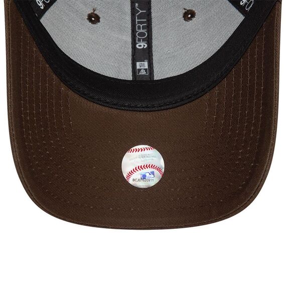New Era New York Yankees MLB League Essential Tonal Braun 9Forty Verstellbare Damen Cap - One-Size