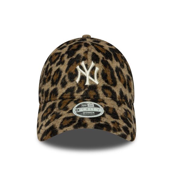 New Era New York Yankees 9Forty Women Cosy Animal Cap Braun - One-Size