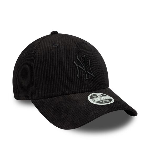 New Era New York Yankees 9Forty Women Cord Cap Schwarz - One-Size