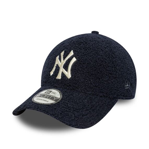New Era New York Yankees 9Forty Women Borg Teddy Cap Navy - One-Size