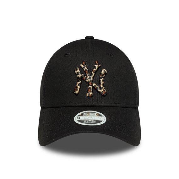 New Era New York Yankees 9Forty Leopard Infill Women Cap Schwarz - One-Size