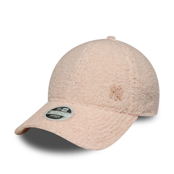 New Era New York Yankees 9Forty Women Borg Teddy Cap Rosé - One-Size