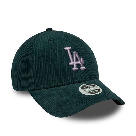 New Era Los Angeles Dodgers 9Forty Women Cord Cap Grün - One-Size