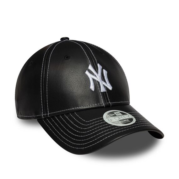 New Era New York Yankees 9Forty Topstitch Women Cap Schwarz - One-Size