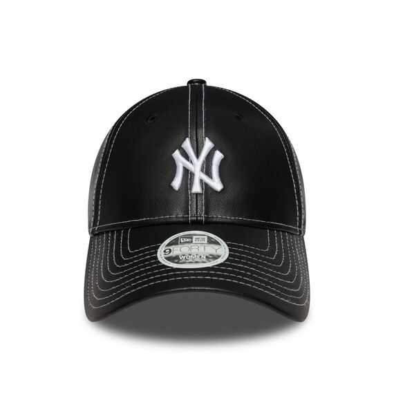 New Era New York Yankees 9Forty Topstitch Women Cap Schwarz - One-Size