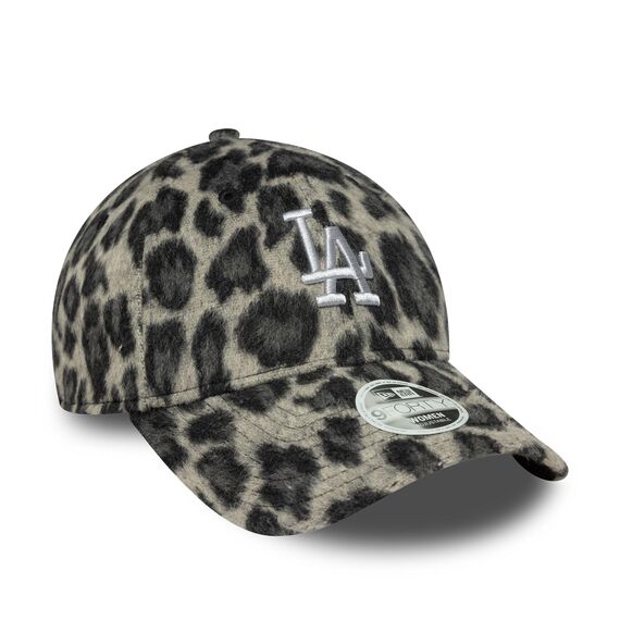 New Era Los Angeles Dodgers 9Forty Women Cosy Animal Cap Grau - One-Size