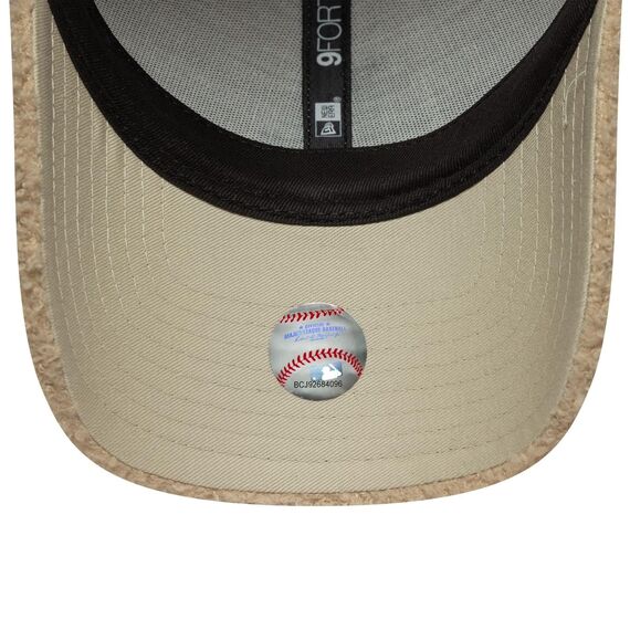 New Era Los Angeles Dodgers 9Forty Women Borg Teddy Cap Beige - One-Size