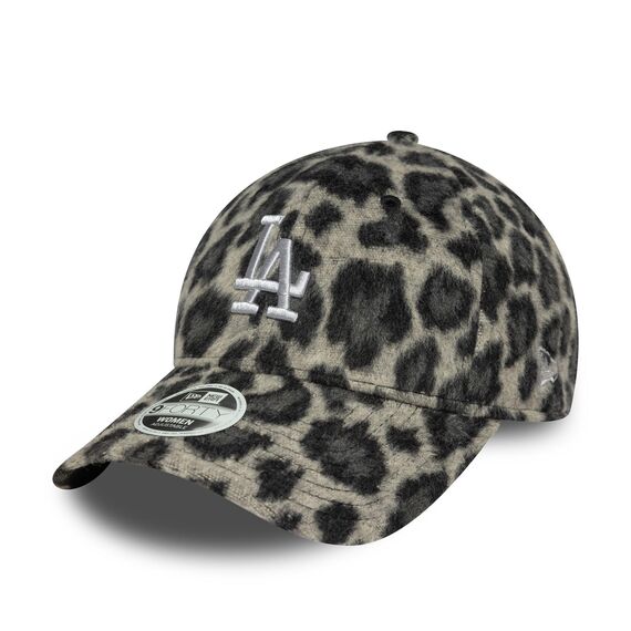 New Era Los Angeles Dodgers 9Forty Women Cosy Animal Cap Grau - One-Size