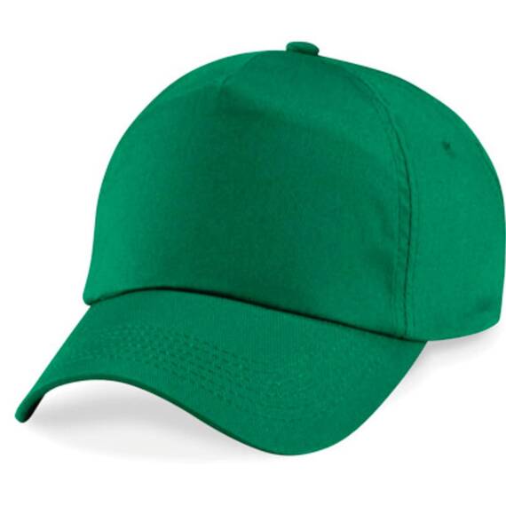 Shirtinstyle Basecap Cap 5 Panel Cap Verschluss Klettverschluss Größe Unisex, Farbe Kellygreen