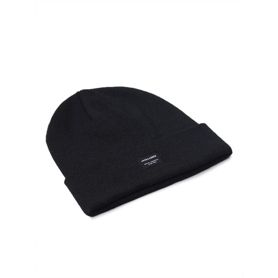 JACK & JONES Herren Strickmütze JJDNA Beanie NOOS 12092815, Einfarbig, Gr. One Size, Schwarz (Black)