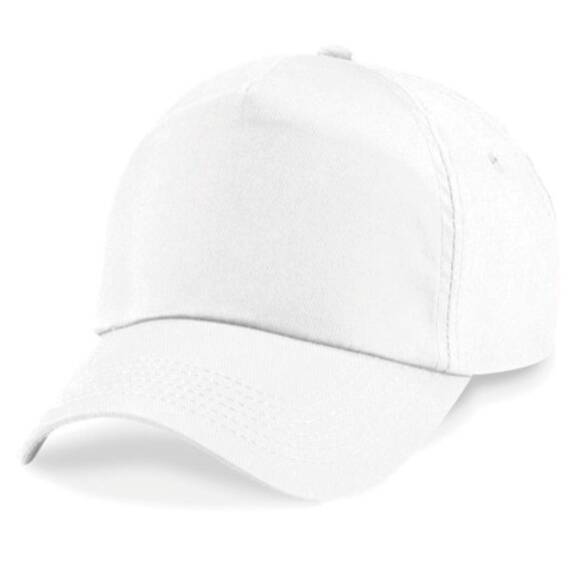 Shirtinstyle Basecap Cap 5 Panel Cap Verschluss Klettverschluss Größe Unisex, Farbe Weiss