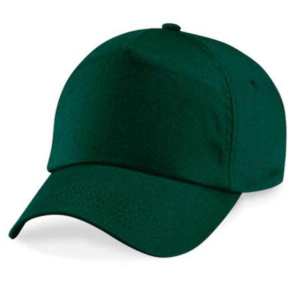 Shirtinstyle Basecap Cap 5 Panel Cap Verschluss Klettverschluss Größe Unisex, Farbe Dunkelgruen