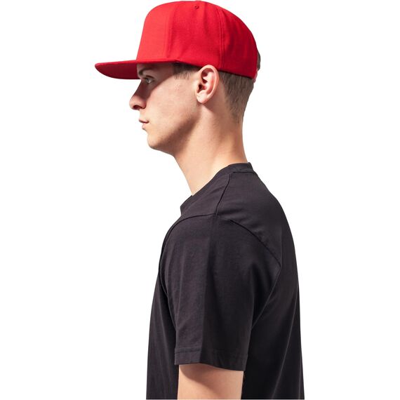 Flexfit Classic Snapback Cap, Mütze für Kinder, One Size, Farbe red/red