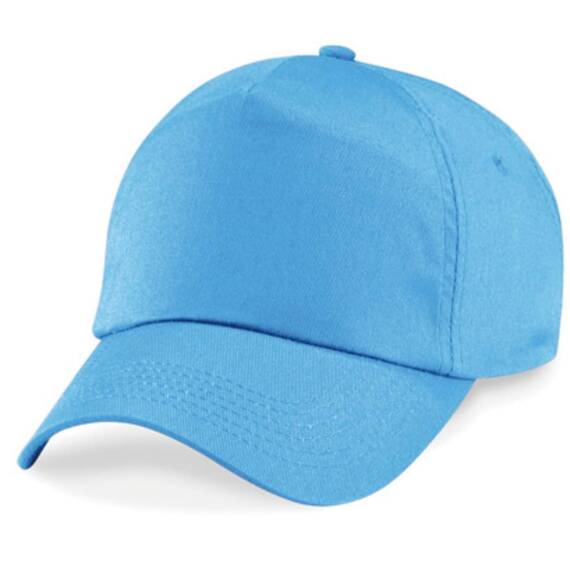 Shirtinstyle Basecap Cap 5 Panel Cap Verschluss Klettverschluss Größe Unisex, Farbe hellblau