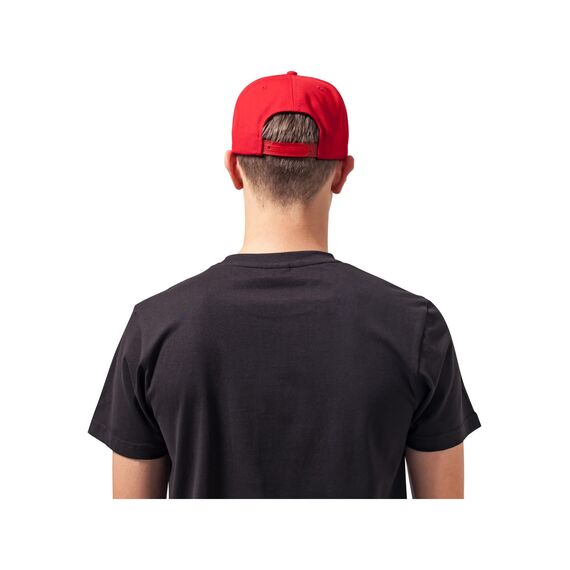 Flexfit Classic Snapback Cap, Mütze für Kinder, One Size, Farbe red/red