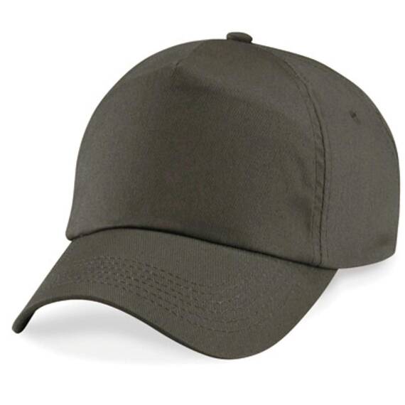 Shirtinstyle Basecap Cap 5 Panel Cap Verschluss Klettverschluss Größe Unisex, Farbe Olive
