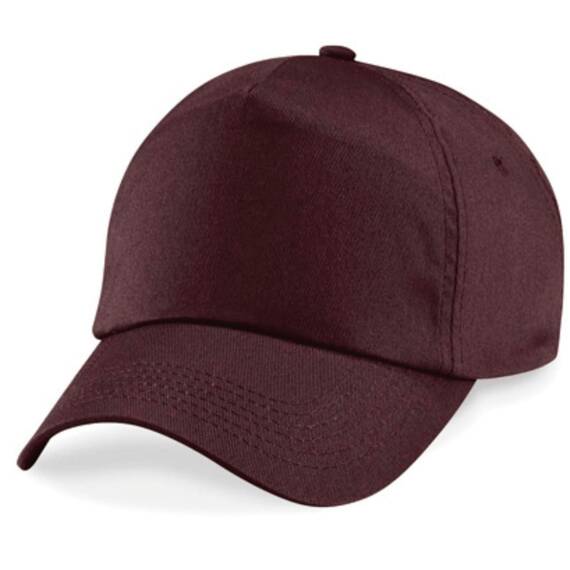 Shirtinstyle Basecap Cap 5 Panel Cap Verschluss Klettverschluss Größe Unisex, Farbe braun