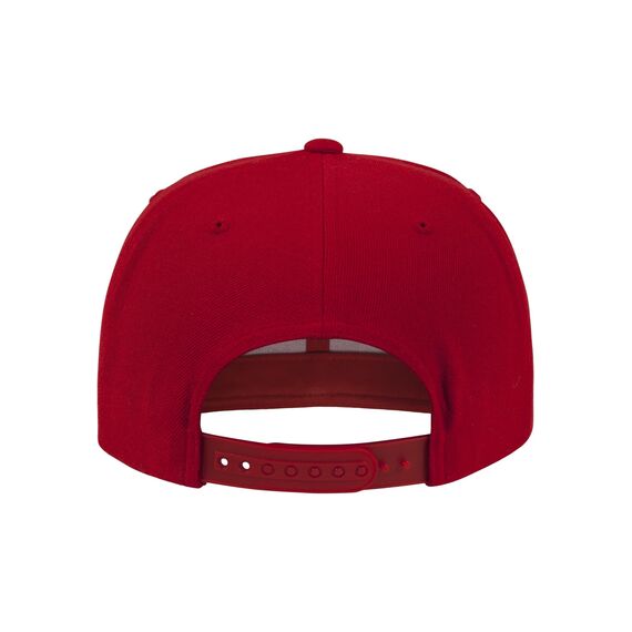 Flexfit Classic Snapback Cap, Mütze für Kinder, One Size, Farbe red/red