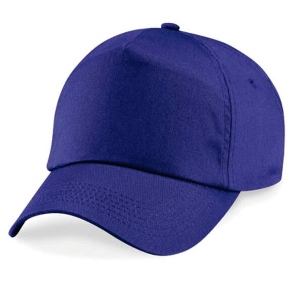Shirtinstyle Basecap Cap 5 Panel Cap Verschluss Klettverschluss Größe Unisex, Farbe Purple