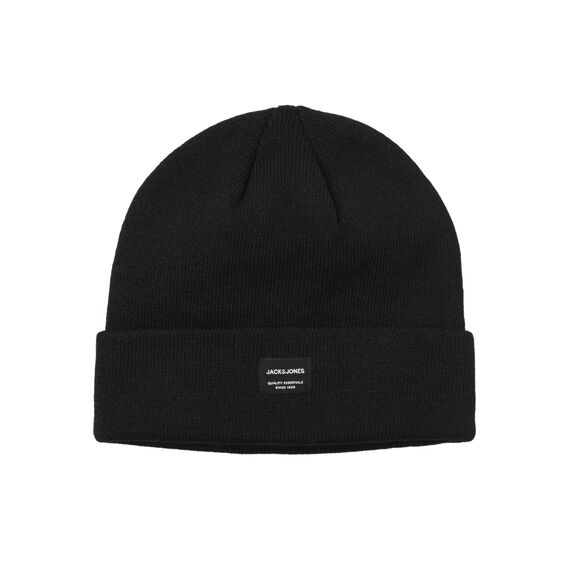 JACK & JONES Herren Strickmütze JJDNA Beanie NOOS 12092815, Einfarbig, Gr. One Size, Schwarz (Black)