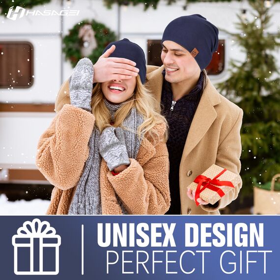 GXCROR Damen Herren Beanie, Slouch Beanie Mütze - Weiche Baumwolle, Atmungsaktive Longbeanie für Chemo & Alle Jahreszeiten